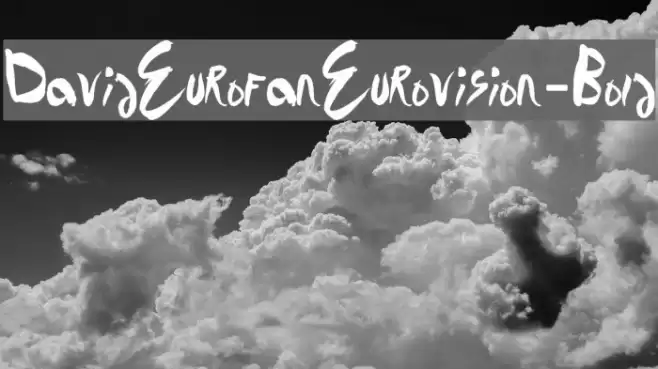 DavidEurofanEurovision-Bold Font examples