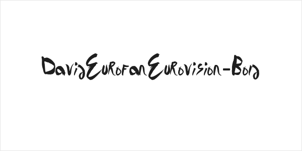DavidEurofanEurovision-Bold Logo