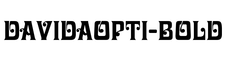 DavidaOpti-Bold  Скачать бесплатные шрифты