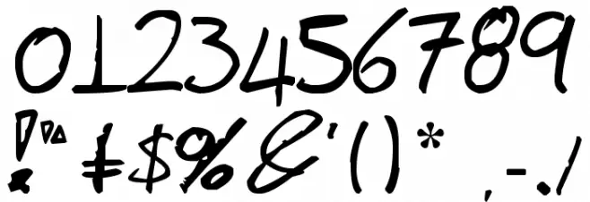 Davidcito Font OTHER CHARS