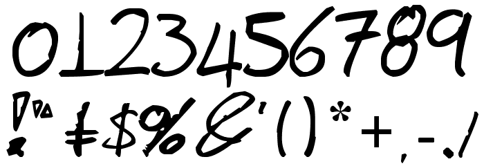 Davidcito Font OTHER CHARS