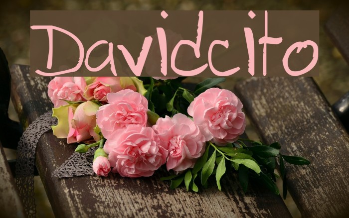 Davidcito Font examples