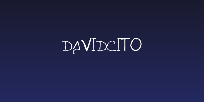 Davidcito Social Header