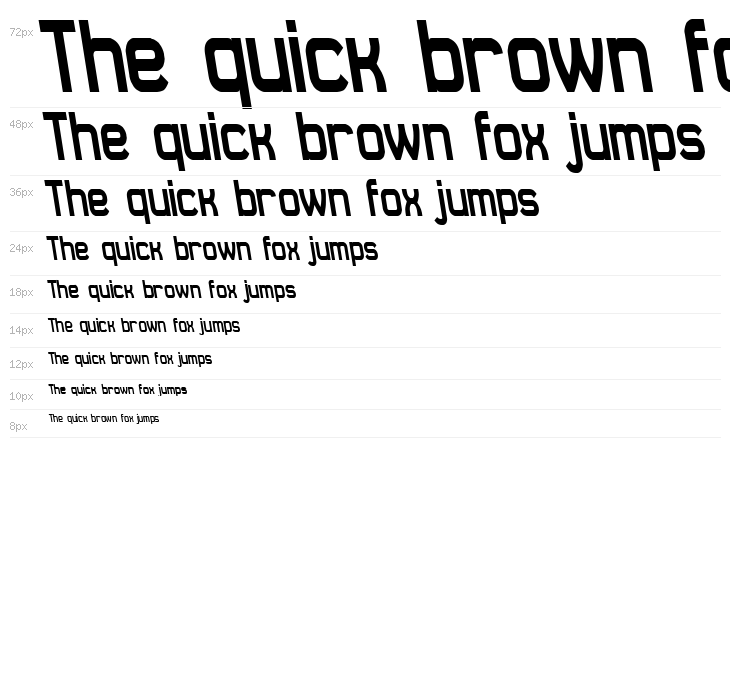 Daville Condensed Rev Slanted Waterfall