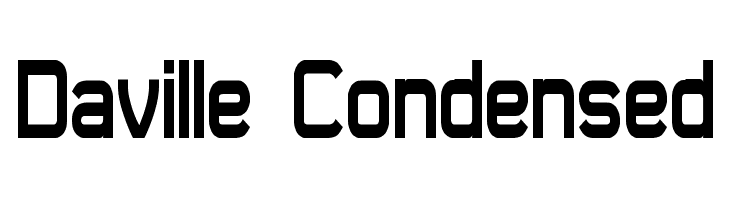 Daville Condensed Font