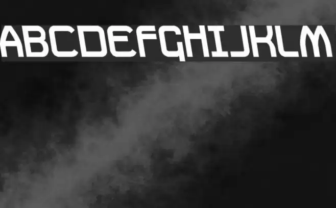 Daville Rev Slanted Font examples