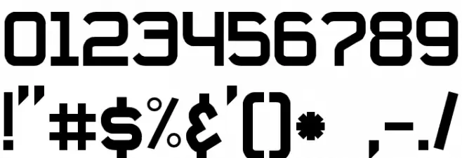 Daville Font OTHER CHARS