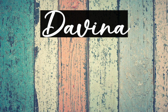 Davina Example 1