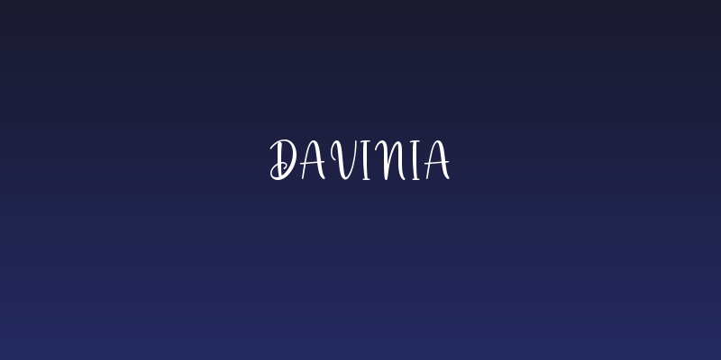 Davinia Social Header