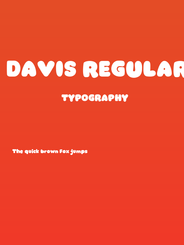Davis Regular Poster