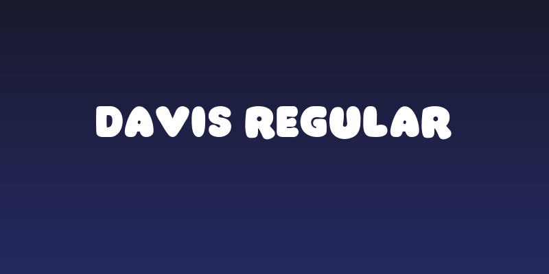 Davis Regular Social Header