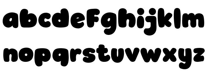 Davis Regular Font LOWERCASE
