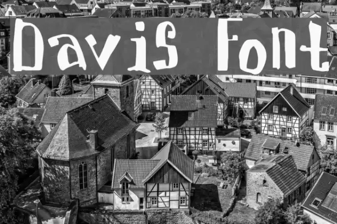 Davis Font examples