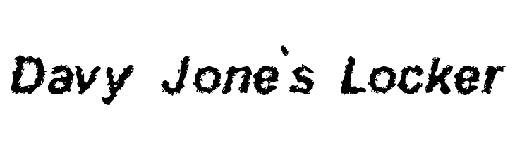 Davy Jone's Locker  Frei Schriftart Herunterladen