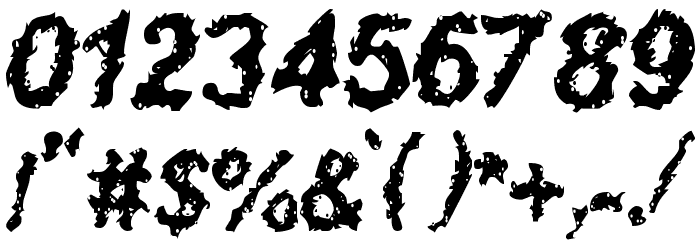 Davy Jone's Locker Font OTHER CHARS