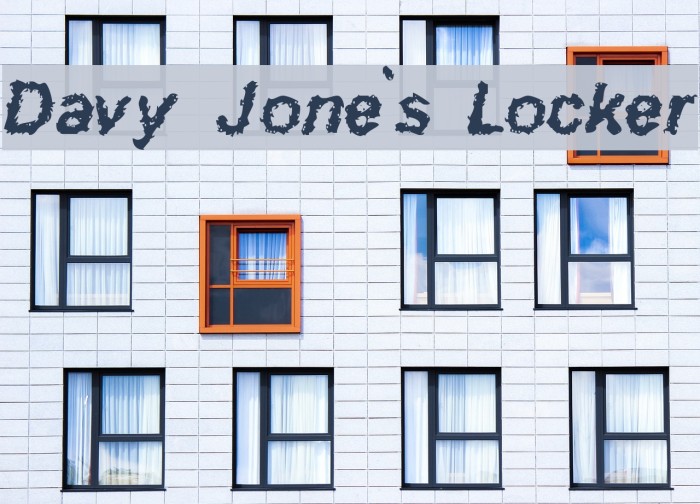 Davy Jone's Locker Font examples