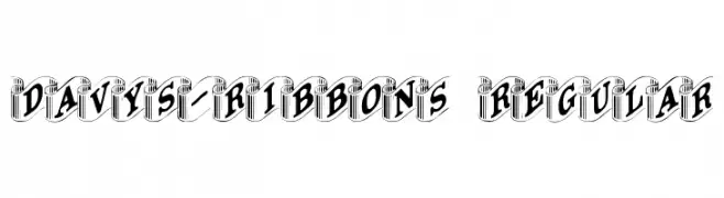 Davys-Ribbons Regular  Fuentes Gratis Descargar
