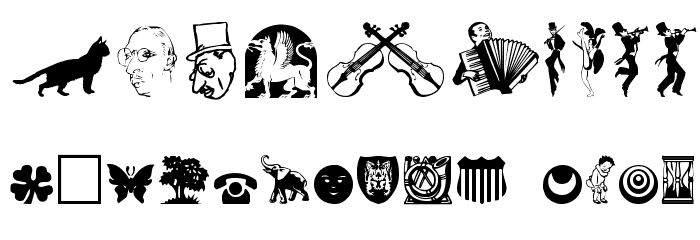 DavysOtherDingbats Font OTHER CHARS