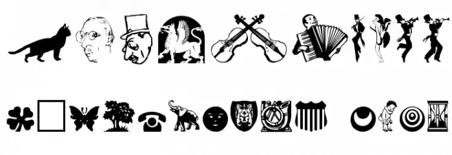 DavysOtherDingbats Font OTHER CHARS