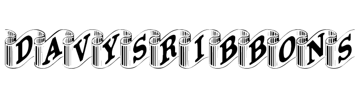 DavysRibbons Font
