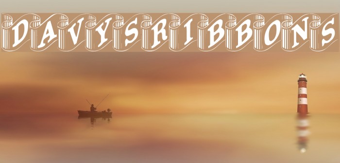 DavysRibbons Schriftart examples