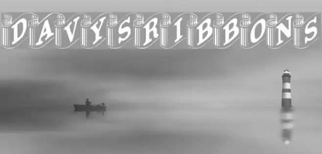 DavysRibbons Font examples