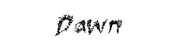 Dawn  フリーフォントのダウンロード