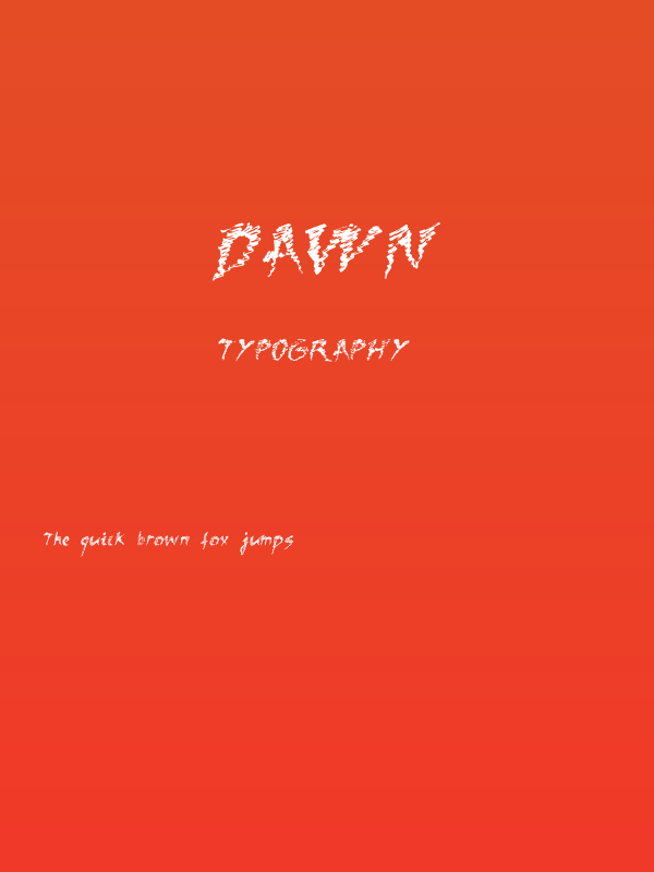 Dawn Poster