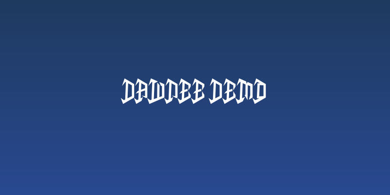 Dawnee DEMO Social Header