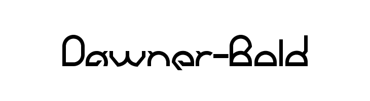 Dawner-Bold  Скачать бесплатные шрифты