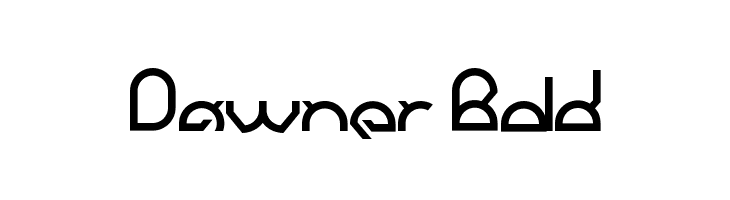 Dawner Bold  Frei Schriftart Herunterladen
