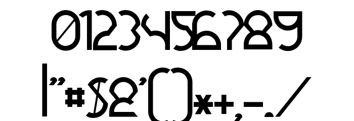 Dawner Bold Font OTHER CHARS