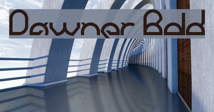 Dawner Bold Font examples