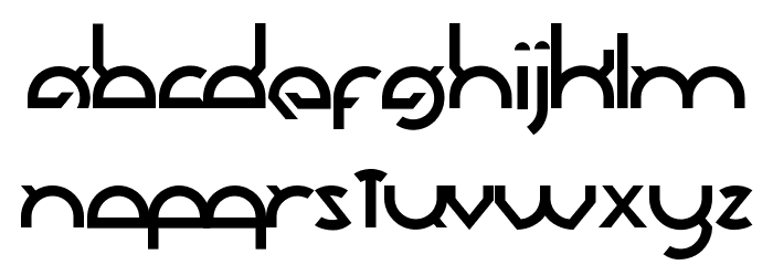 Dawner Bold Font LOWERCASE