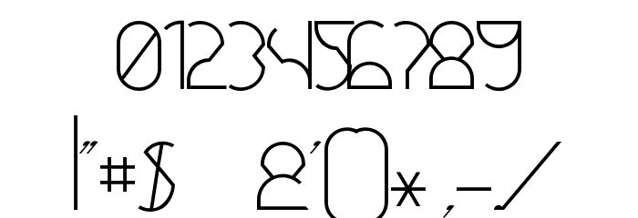 Dawner Light Font OTHER CHARS