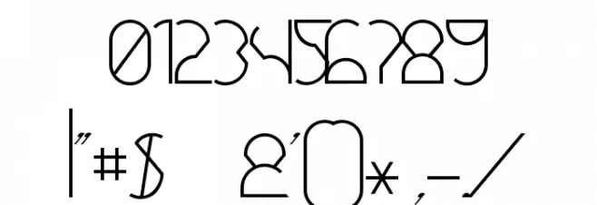 Dawner Light Font OTHER CHARS