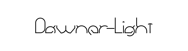 Dawner-Light  baixar fontes gratis