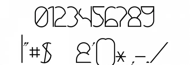 Dawner-Light Font OTHER CHARS