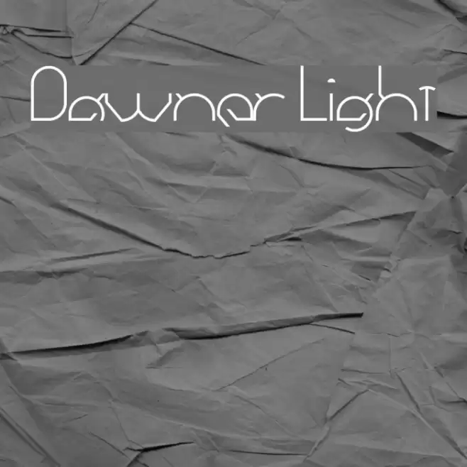 Dawner Light Font examples