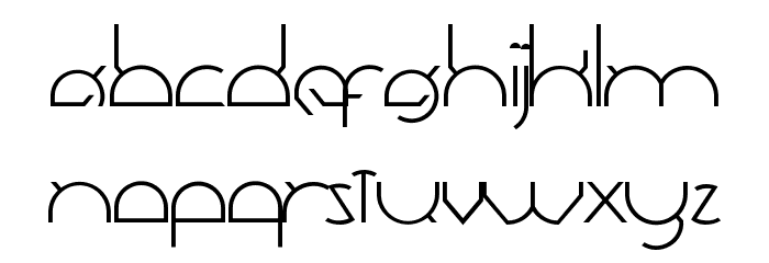 Dawner Light Font LOWERCASE