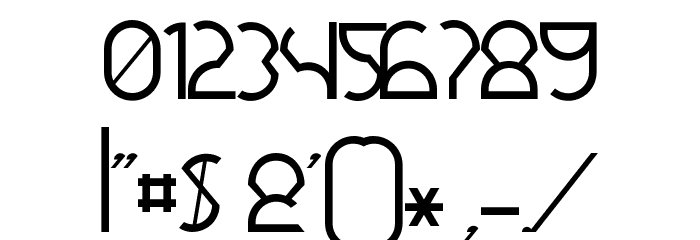 Dawner Font OTHER CHARS