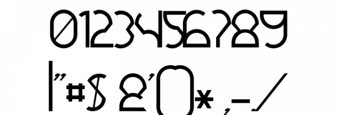 Dawner Font OTHER CHARS