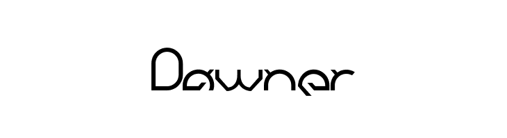 Dawner  font caratteri gratis