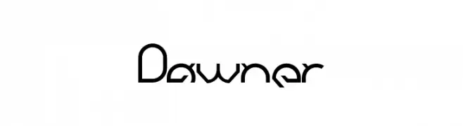 Dawner  नि: शुल्क फ़ॉन्ट्स डाउनलोड