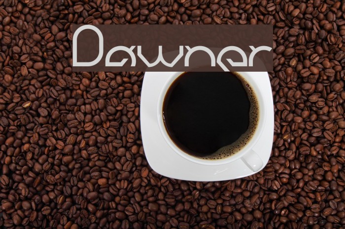 Dawner Font examples