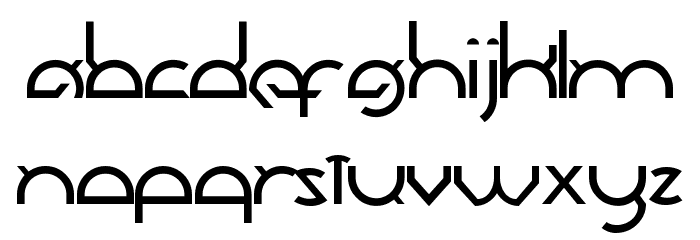 Dawner Font LOWERCASE