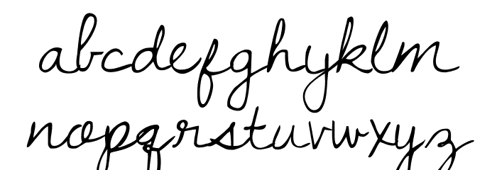 Dawning of a New Day Font LOWERCASE