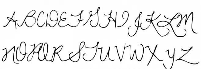 Dawning of a New Day 字体 大写