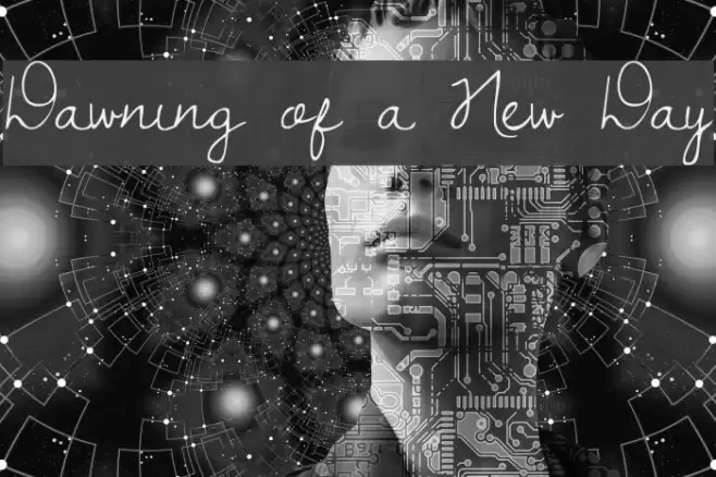 Dawning of a New Day Font examples