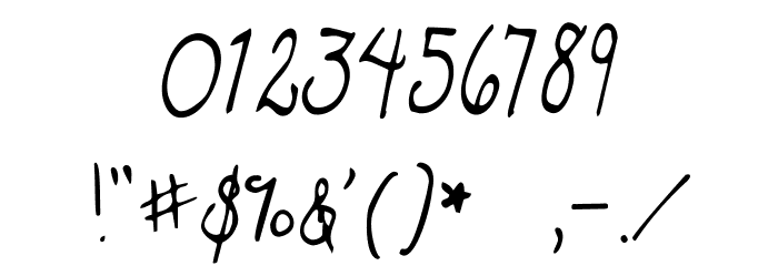 DawningofaNewDay Font OTHER CHARS